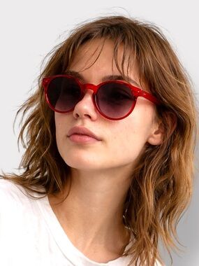 Vintage 80s Red Sunglasses | Made in Hong Kong